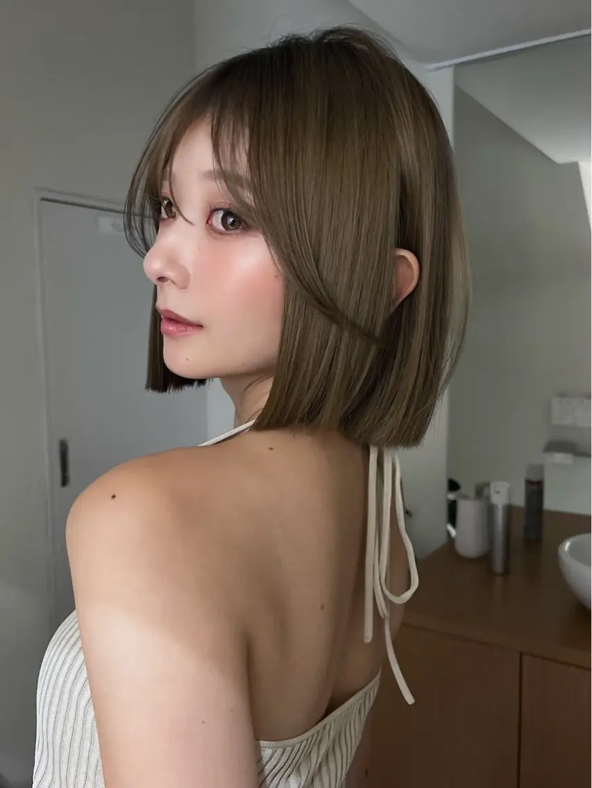 ショート カラー 似合わせボブ/ レイヤー/ryoのヘアスタイル