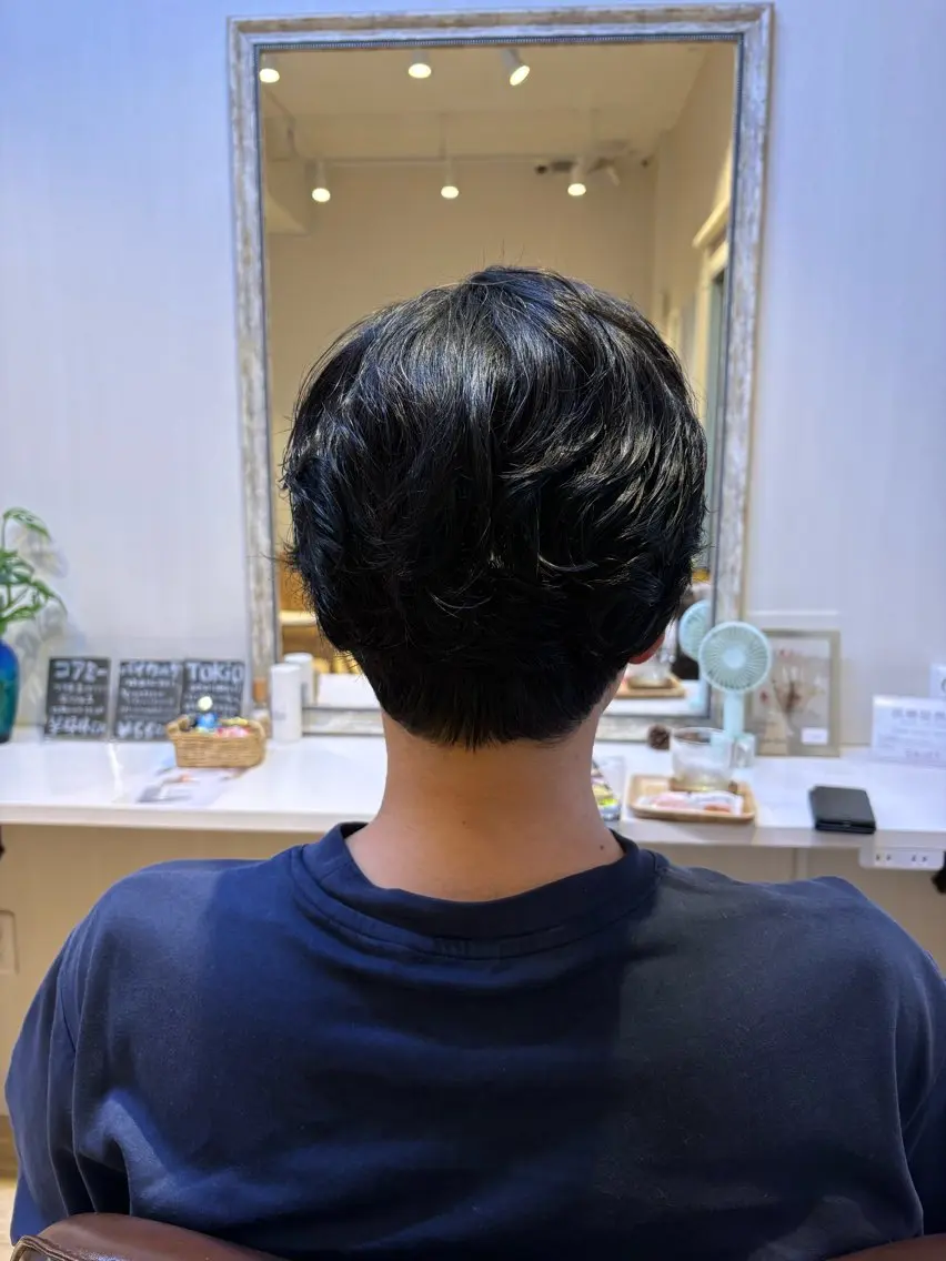 パーマ メンズ カット パーマ 上川畑 つかさのヘアスタイル