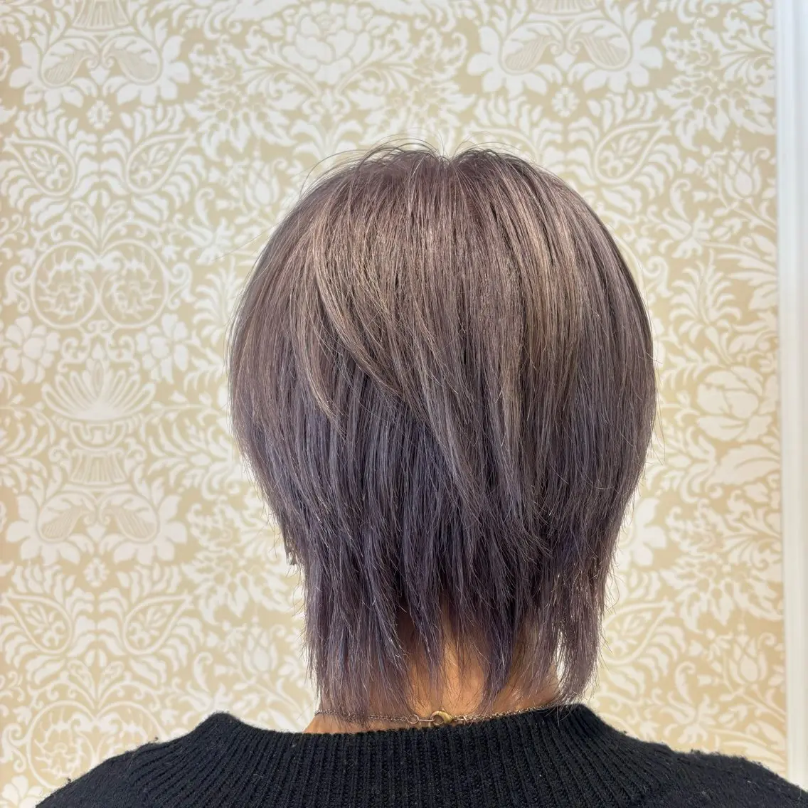 ミディアム カラー メンズ カット ヘアカラー トリートメント 🐠寒色系×パーマ 櫻井　麿偉🐏のヘアスタイル