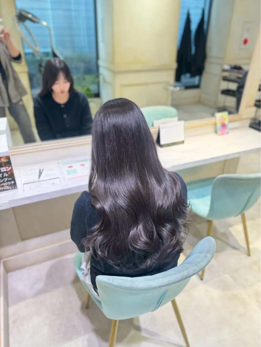 カラー ヘアカラー トリートメント 💙透明感艶カラー/ ゆうな💙のヘアスタイル