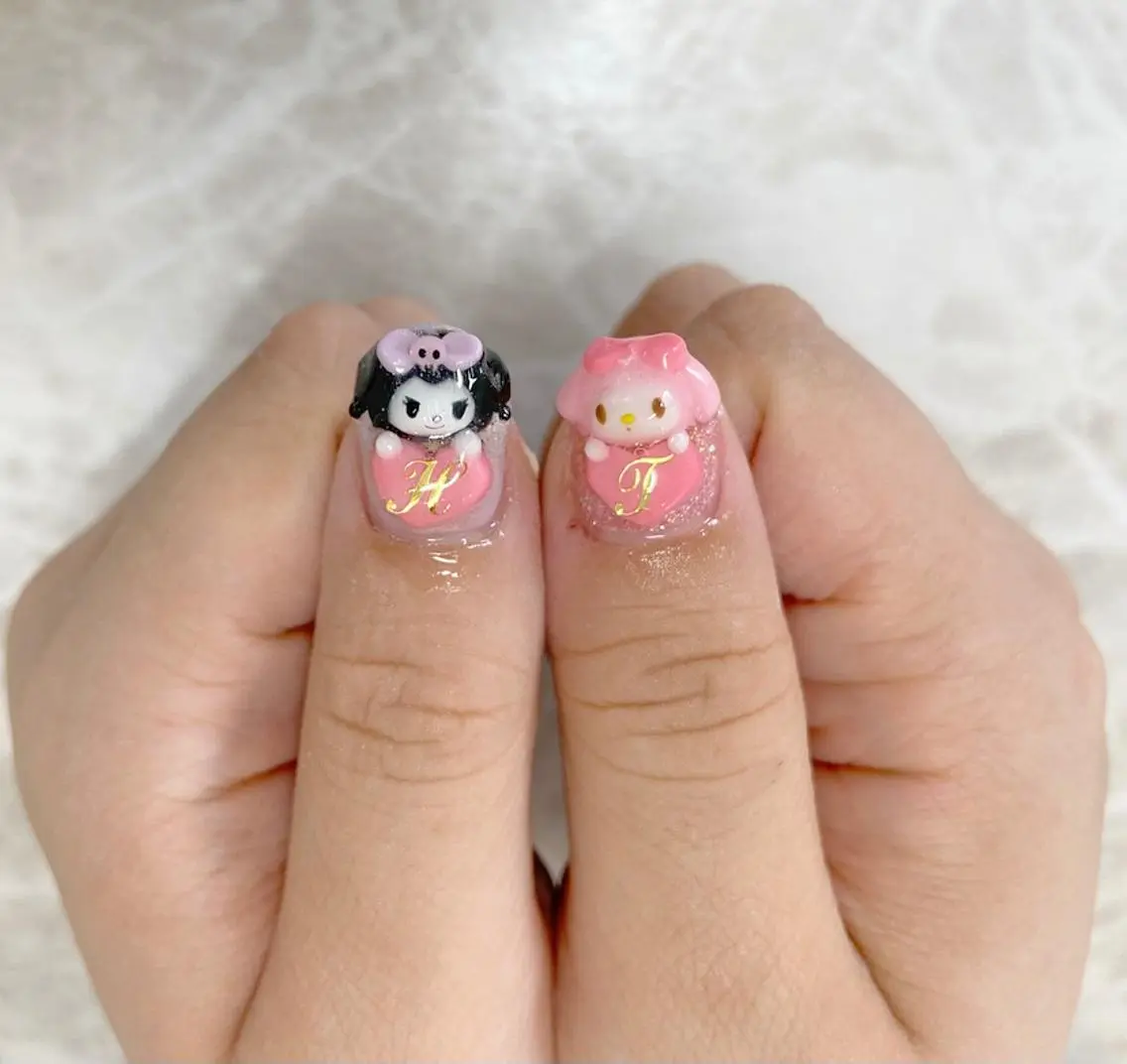 ネイル アートネイル 🧸熊谷 かほ🧸のネイルデザイン
