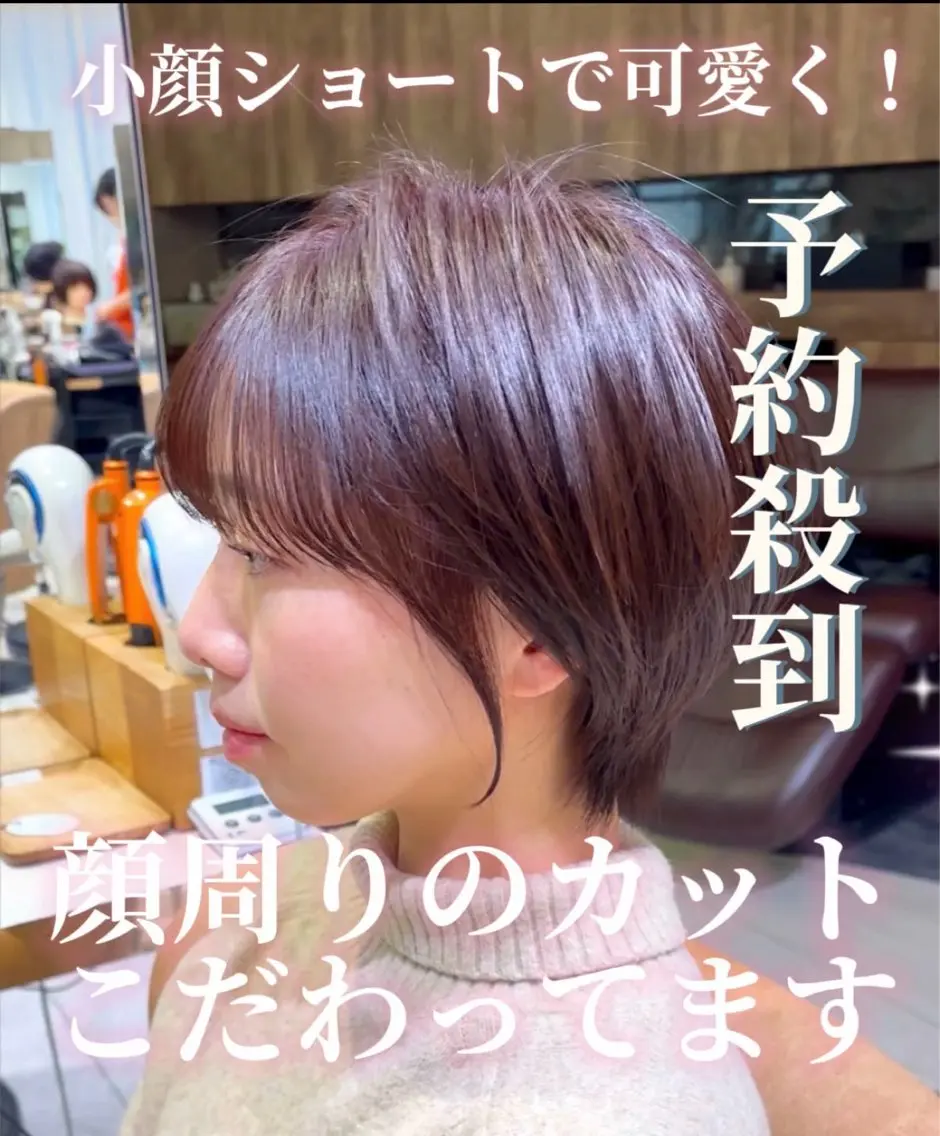 ショート カラー カット ヘアカラー トリートメント 【6月限定価格】 ショート特化/荒砂のヘアスタイル
