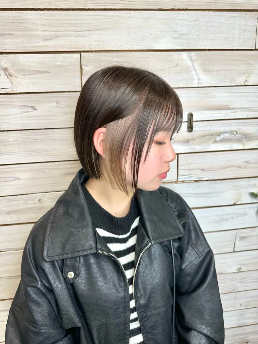 ショート カット ヘアカラー ✨大人美人ショート✨ 店長 藤井一輝のヘアスタイル