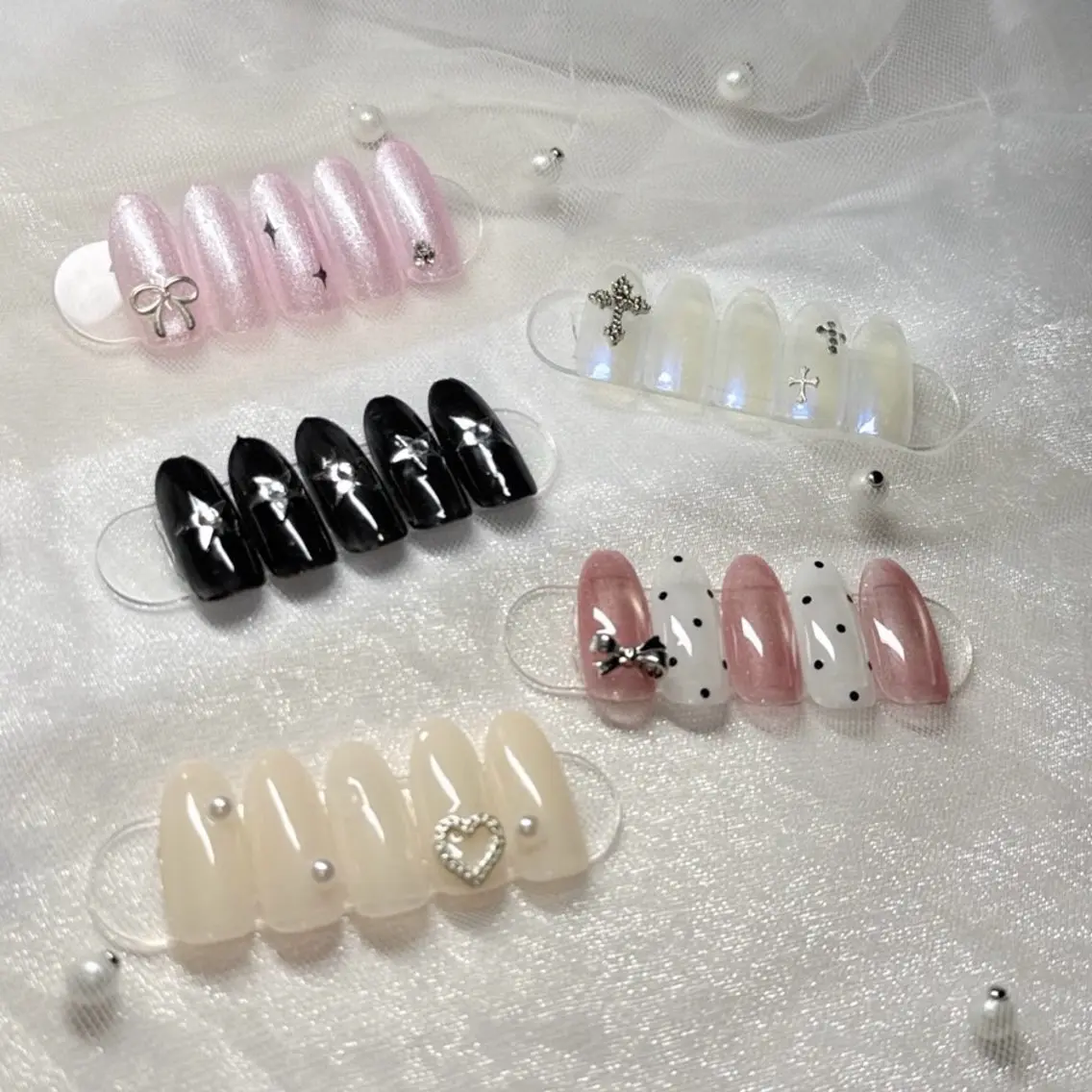 期間限定✨(付け替えオフ込み)８種類から選べるシンプル定額デザイン🍒💕¥7990→¥4000の写真