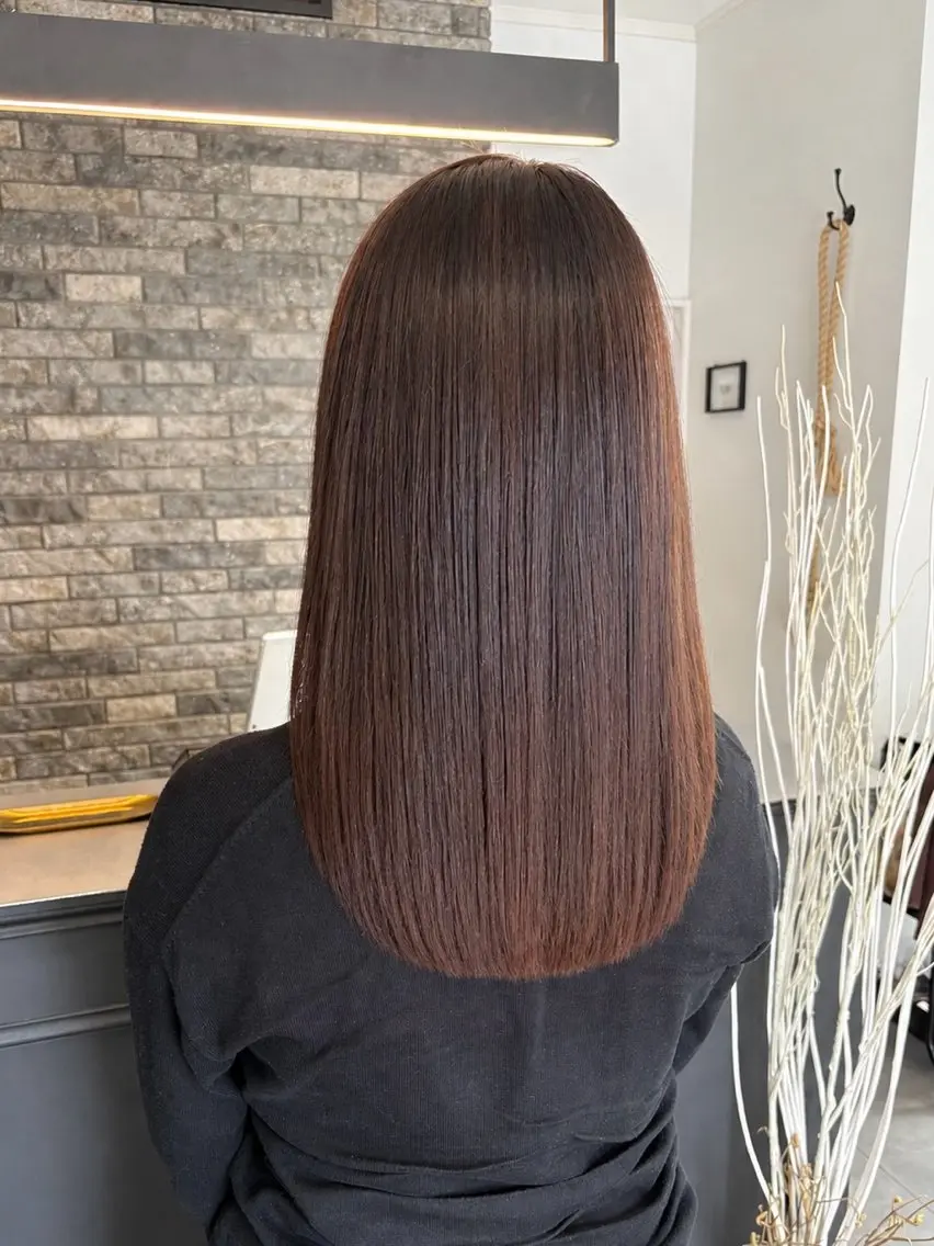 セミロング 髪質改善 カット 縮毛矯正 Dia  ヤマダ コウヘイのヘアスタイル