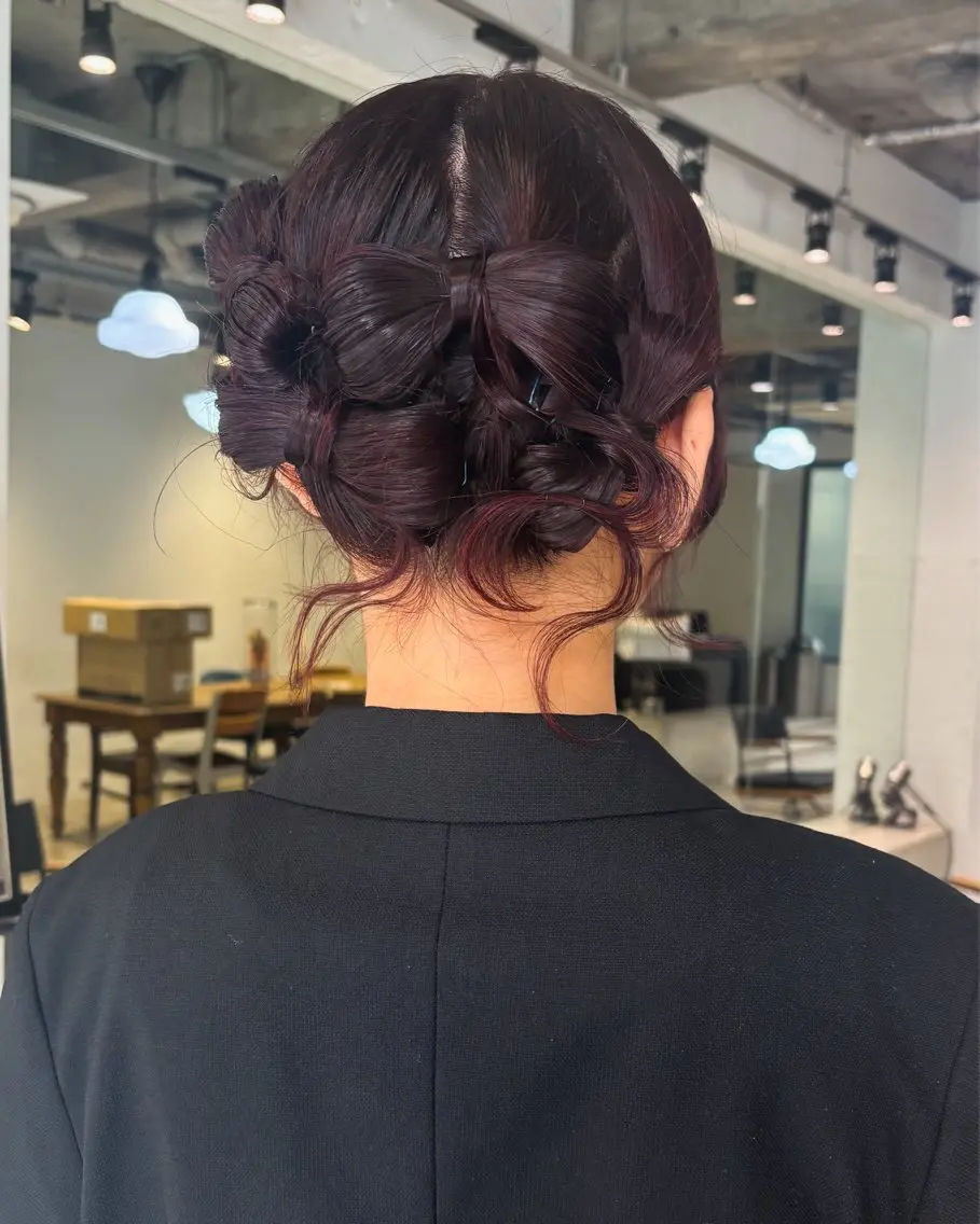 ロング ヘアカラー ヘアセット ヘアアレンジ/ 透明感/あみ🫧🎶のヘアスタイル