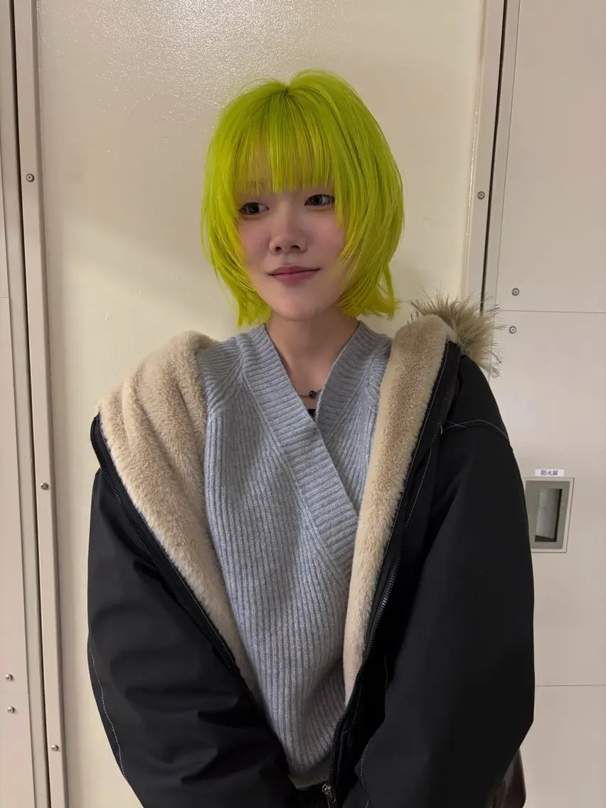 ショート カット ヘアカラー トリートメント 千葉パーマ/レイヤー kusa‪🌱‬のヘアスタイル