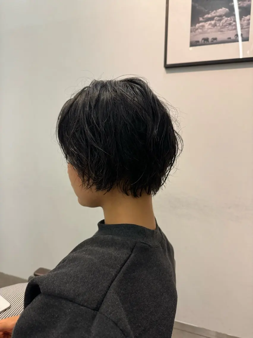 ショート くせ毛 ショートヘア 田中 はるなのヘアスタイル