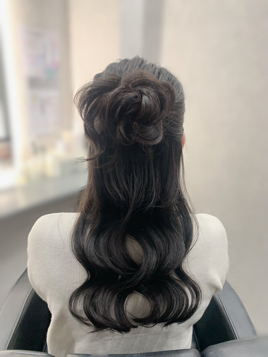 ヘアアレンジ ヘアセット 中川 沙里のヘアスタイル