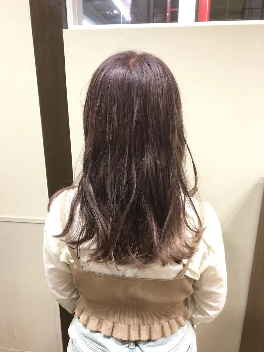 ヘアカラー➕グリッターボンドトリートメントの写真