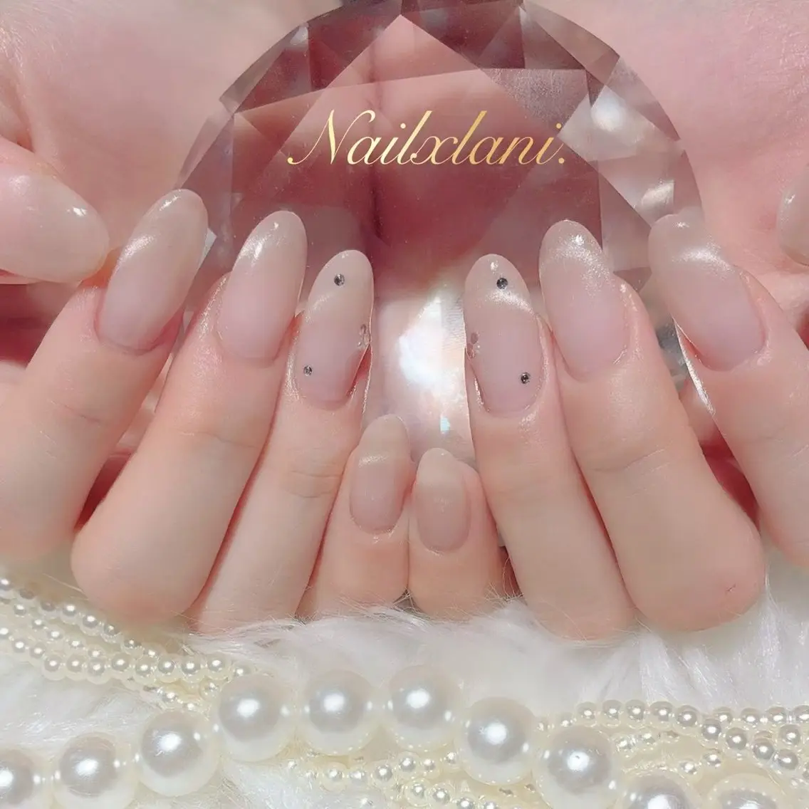 【オフ込♡韓国ネイル🫶マグネットフレンチ💅】 補足説明を必ずお読みください！の写真
