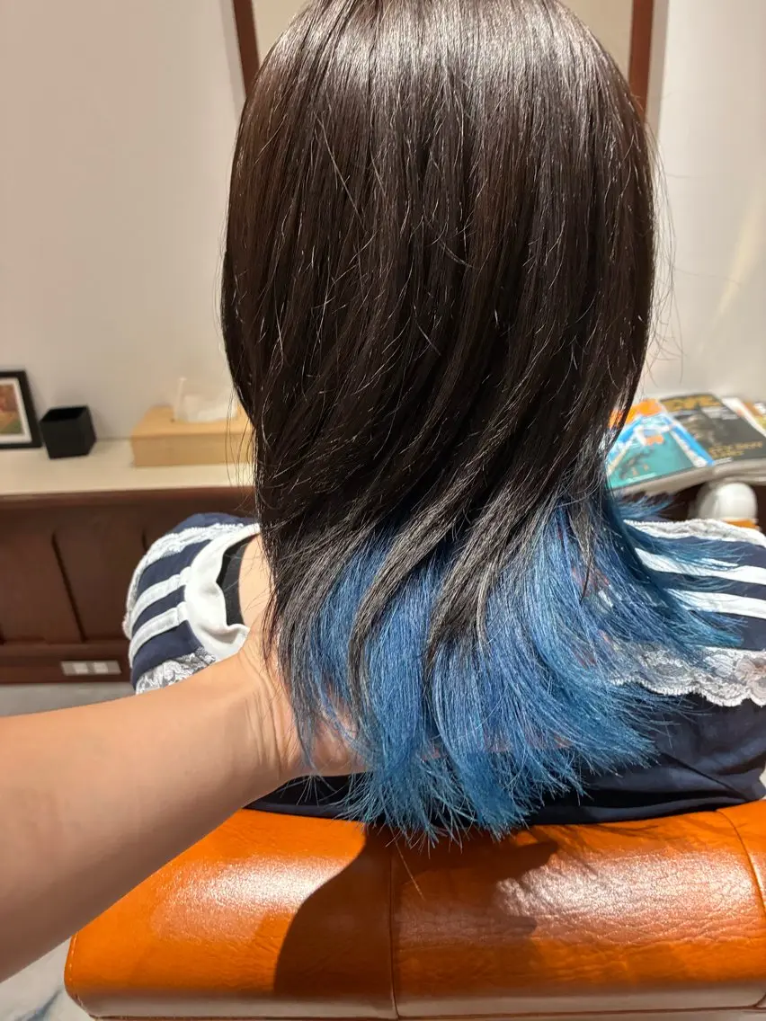 ミディアム カラー ヘアアレンジ カット ヘアカラー トリートメント 💟Opus // Mizuki🐕のヘアスタイル