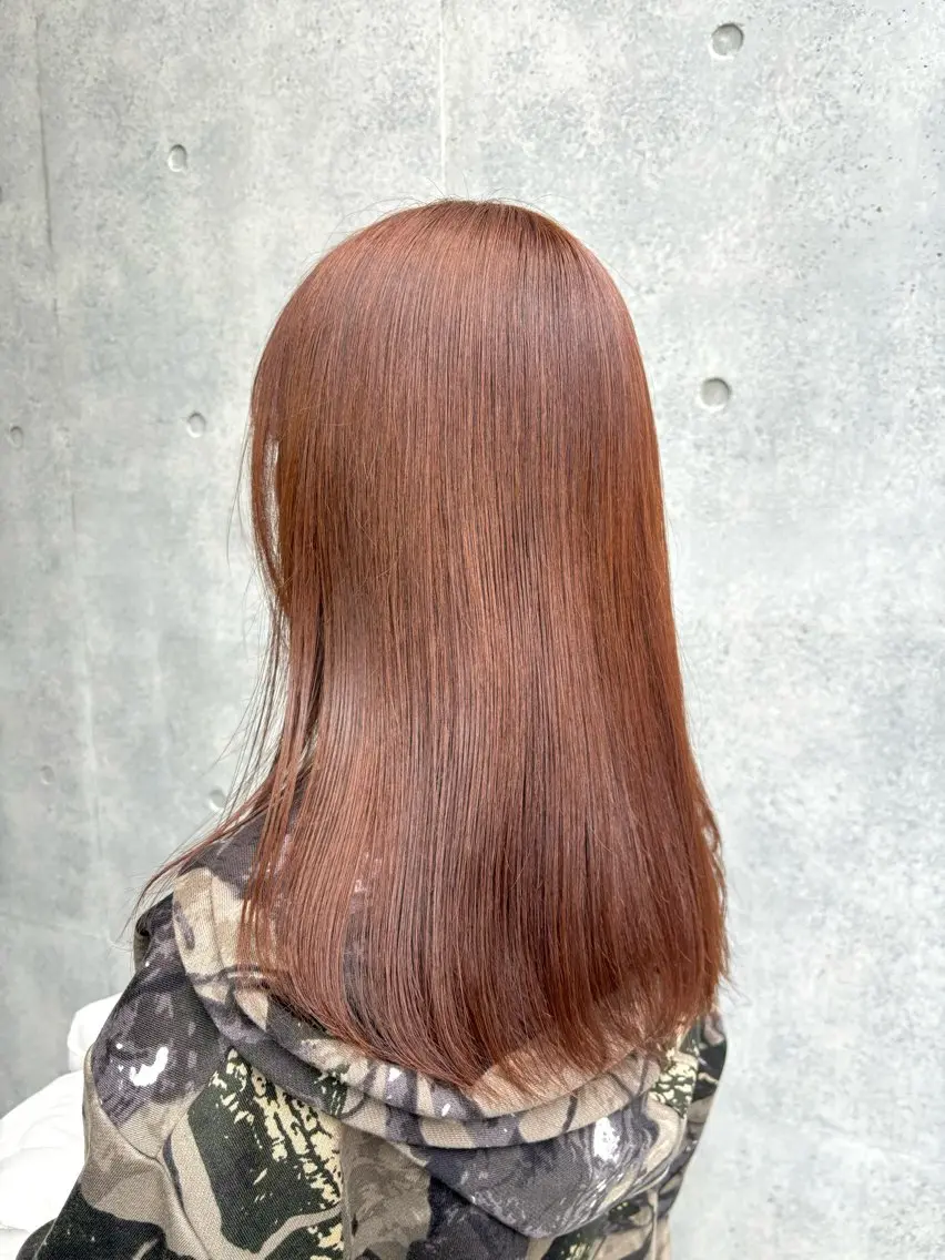 ロング カラー カット ヘアカラー 透明感カラー/ 艶髪縮毛矯正/しほのヘアスタイル