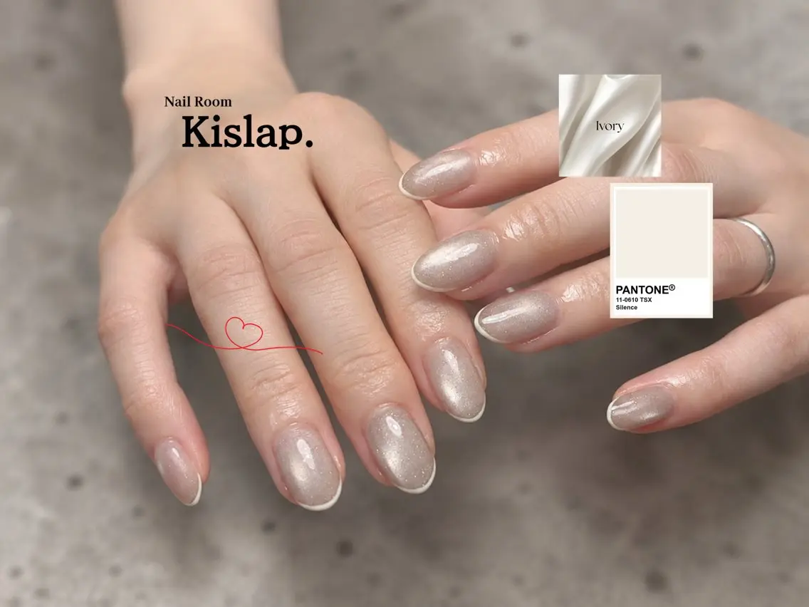 ネイル フレンチネイル オフィスネイル ブライダルネイル ハンドネイル Nail Room Kislap.のネイルデザイン