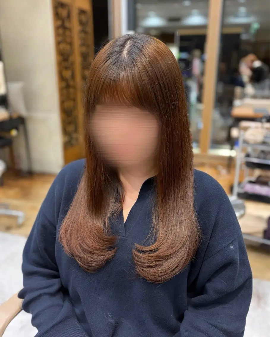 ロング レイヤーカット ローレイヤー はるな /レイヤーカットのヘアスタイル