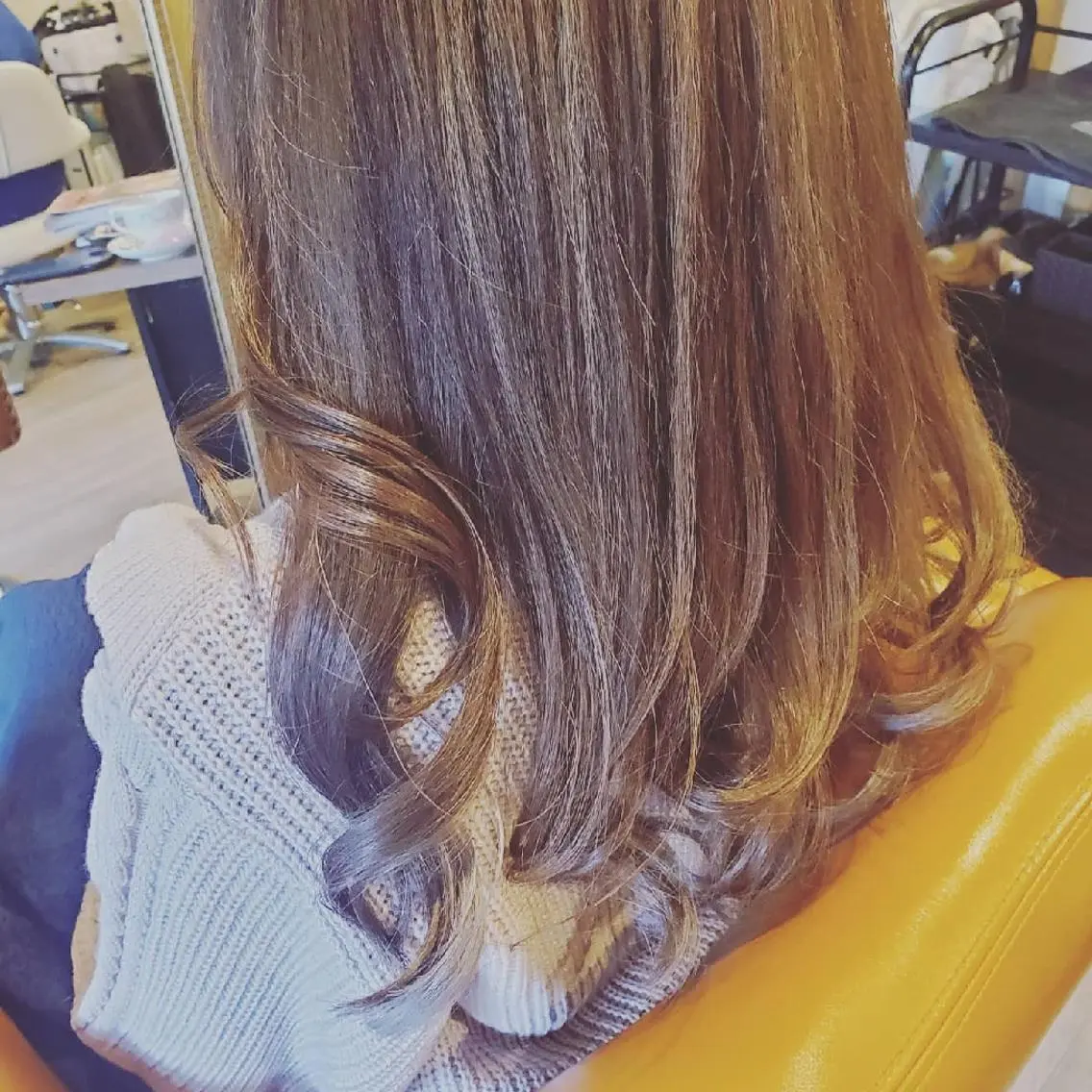 ロング カラー カット ヘアカラー トリートメント spa hair ark 富井直美のヘアスタイル