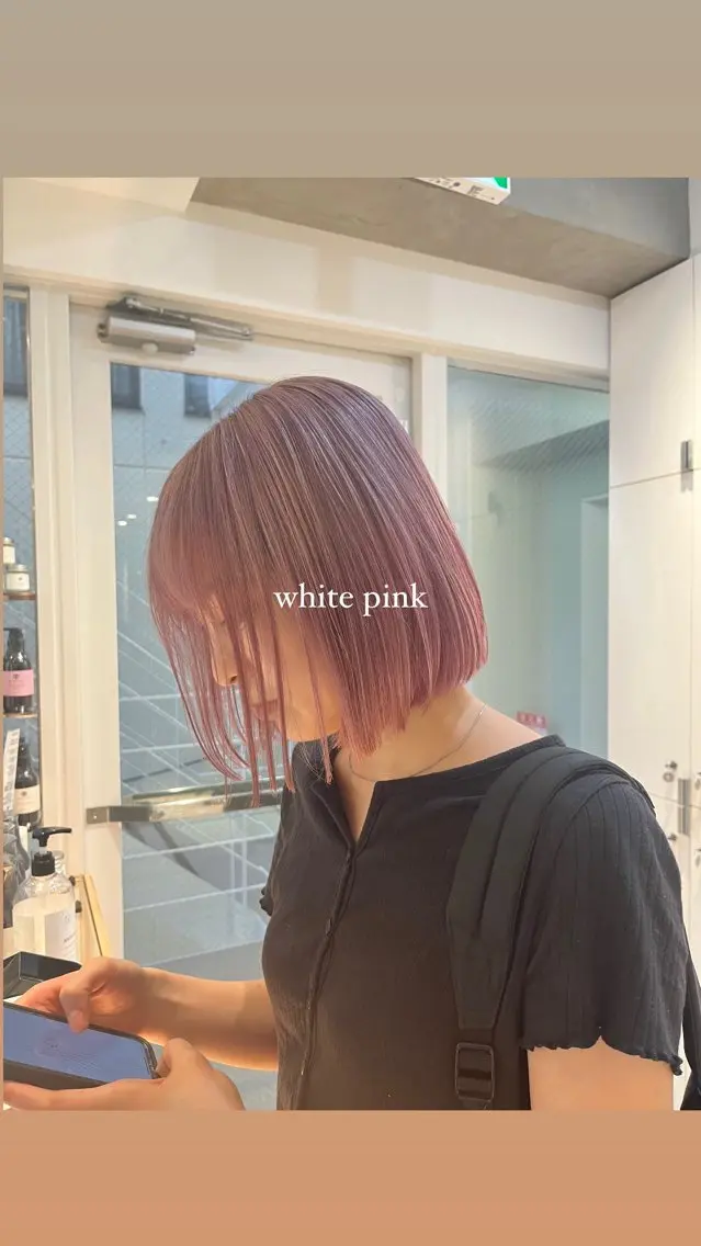 ショート ヘアカラー トリートメント ヘッドスパ ヘアセット MAYU/上質ハイト ーン/レイヤーのヘアスタイル