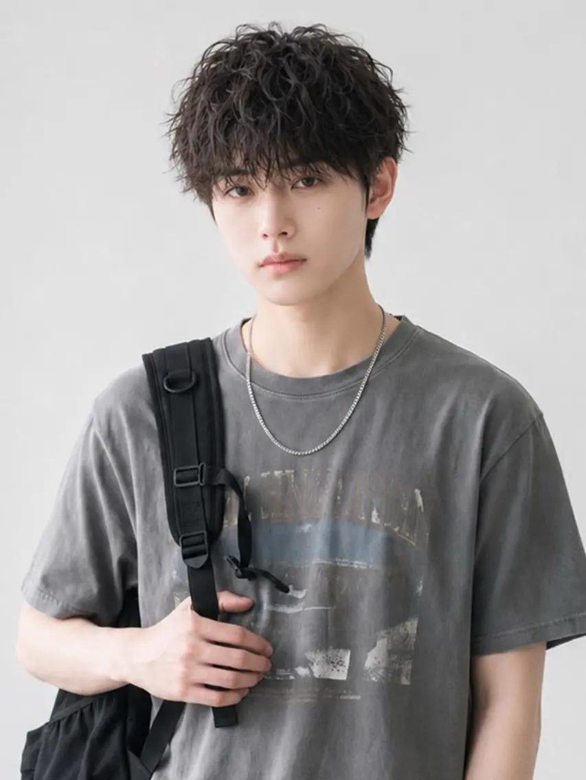 【トレンドのパーマを当てたい方へ♪】men'sトレンドパーマ+炭酸クレンジングスパ(ツイスト/ツイスパなどもOK)の写真