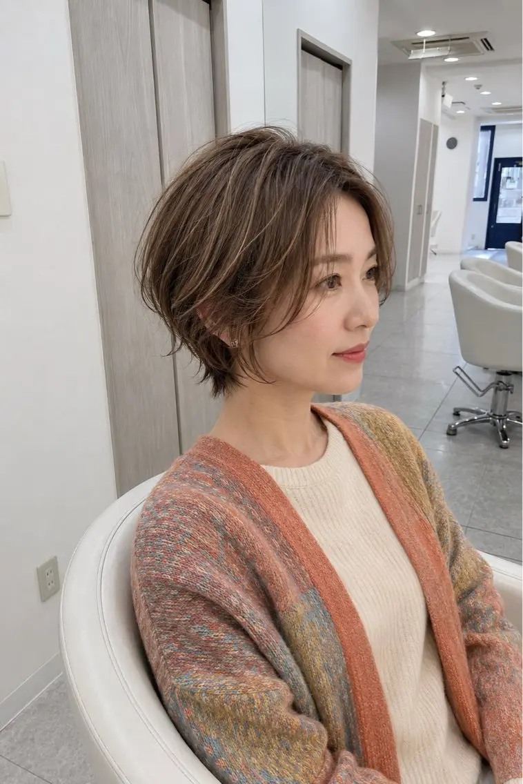 ショート カット ヘアカラー FORCE 荻原卓冶のヘアスタイル