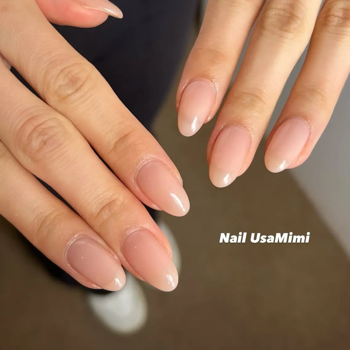 ネイル アートネイル ジェルネイル パラジェル ピンク ハンドネイル 本町ネイルNail UsaMimiのネイルデザイン