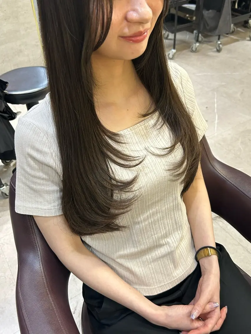 ロング カラー flag hair レイナのヘアスタイル