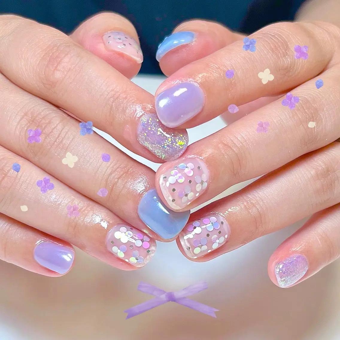 ネイル ハンドネイル いちごパフェ ゆいのネイルデザイン