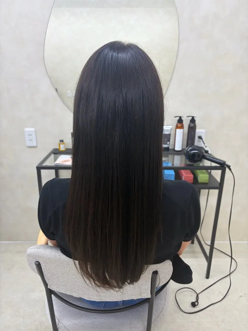 ロング カラー ヘアカラー 《艶髪カラースパ》 💕Natsukiのヘアスタイル