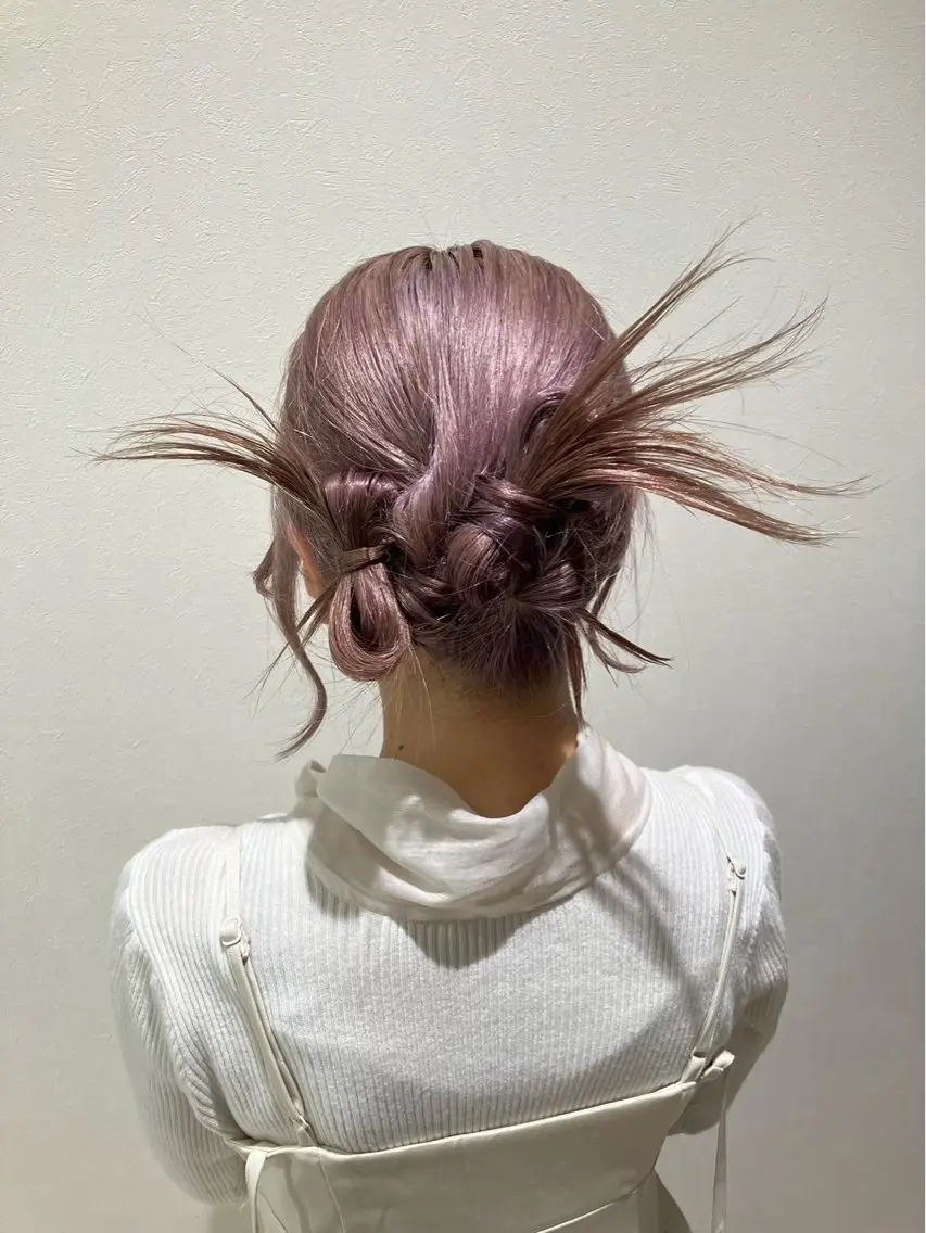 セミロング 浜田 希々香のヘアスタイル