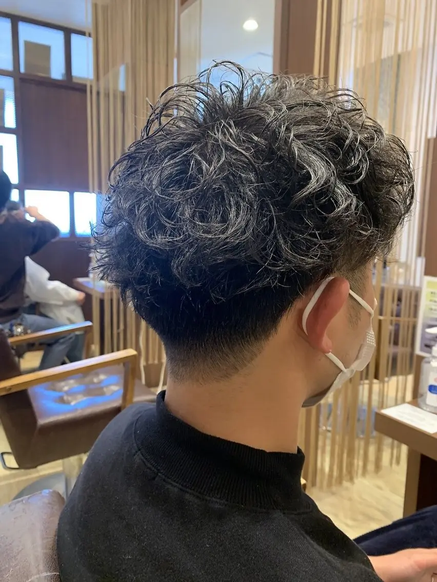 【新生活応援☆】第一印象UP！メンズカット＋ニュアンスパーマ¥12320→¥11000の写真
