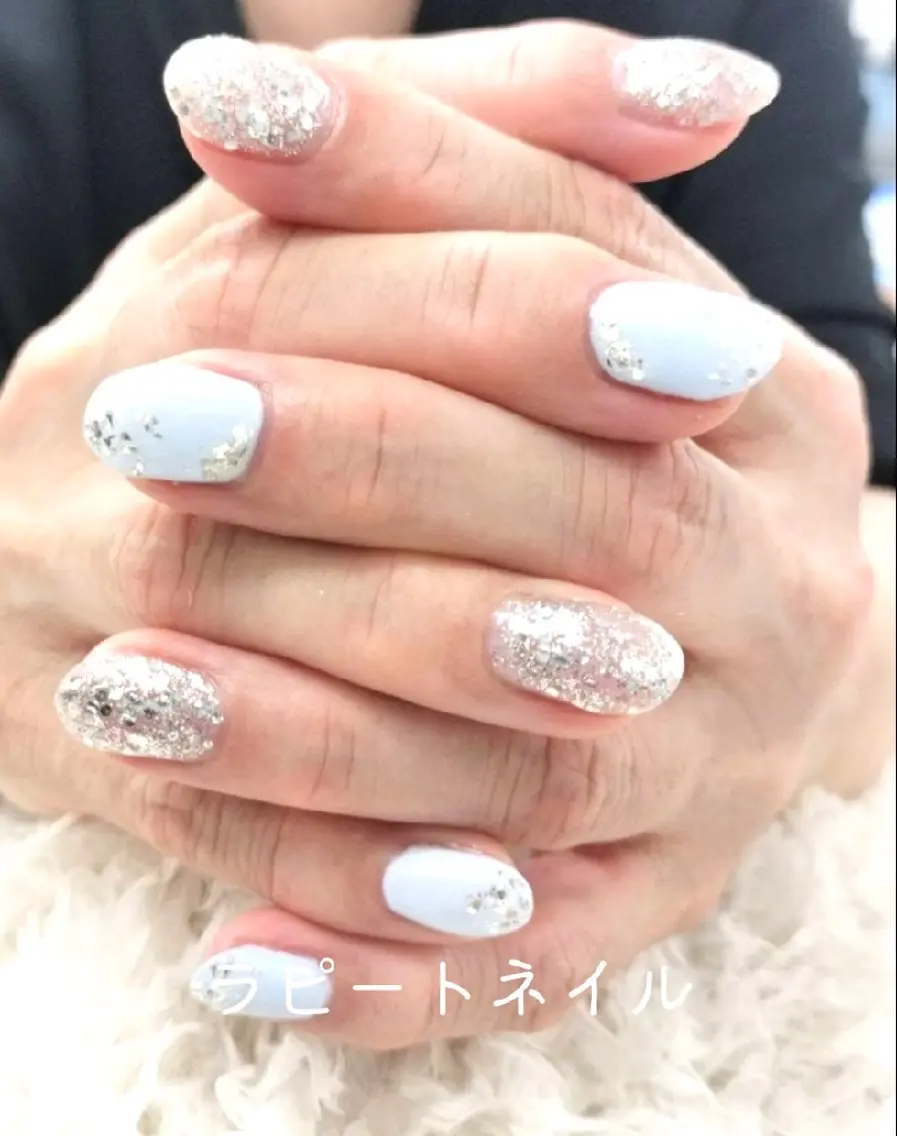 ネイル ニュアンスネイル ラピートネイル 美佳のネイルデザイン