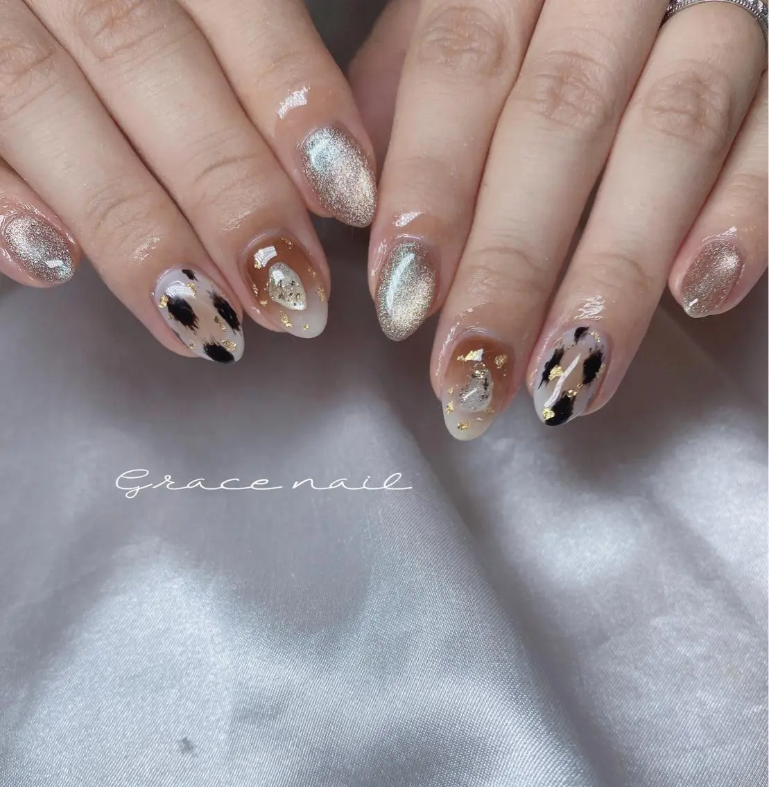 ネイル ハンドネイル ☆*。Grace Nail。*☆のネイルデザイン