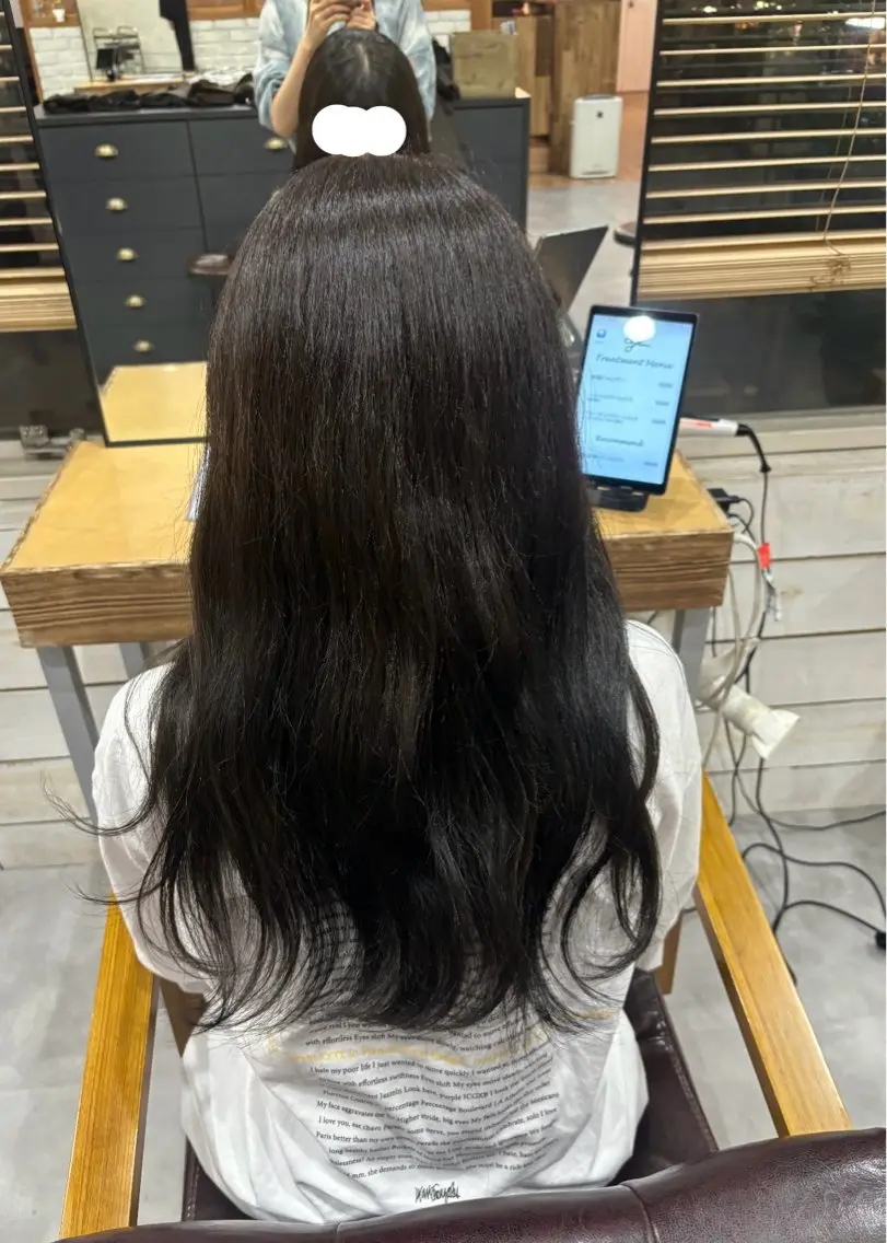 カラー ダークグレー ダークグレージュ グレージュ littlelink Mikuのヘアスタイル