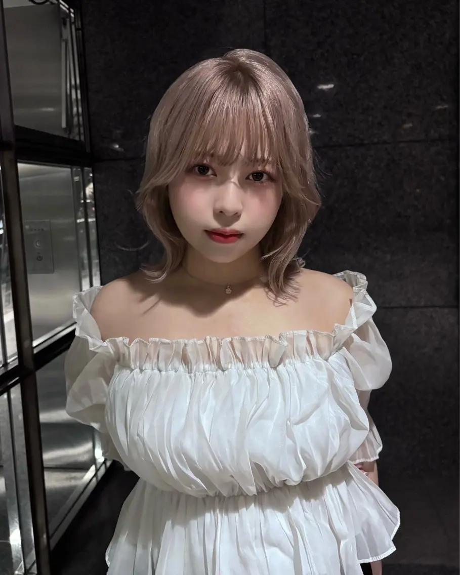 ロング カラー ベージュカラー ピンクカラー ピンクベージュ 🌙町田色落ち特化 🌙れいのヘアスタイル