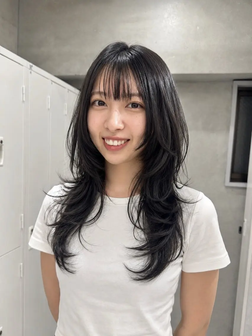 🖤似合わせレイヤー・ウルフ・ハッシュカット＋4stepTR✨の写真