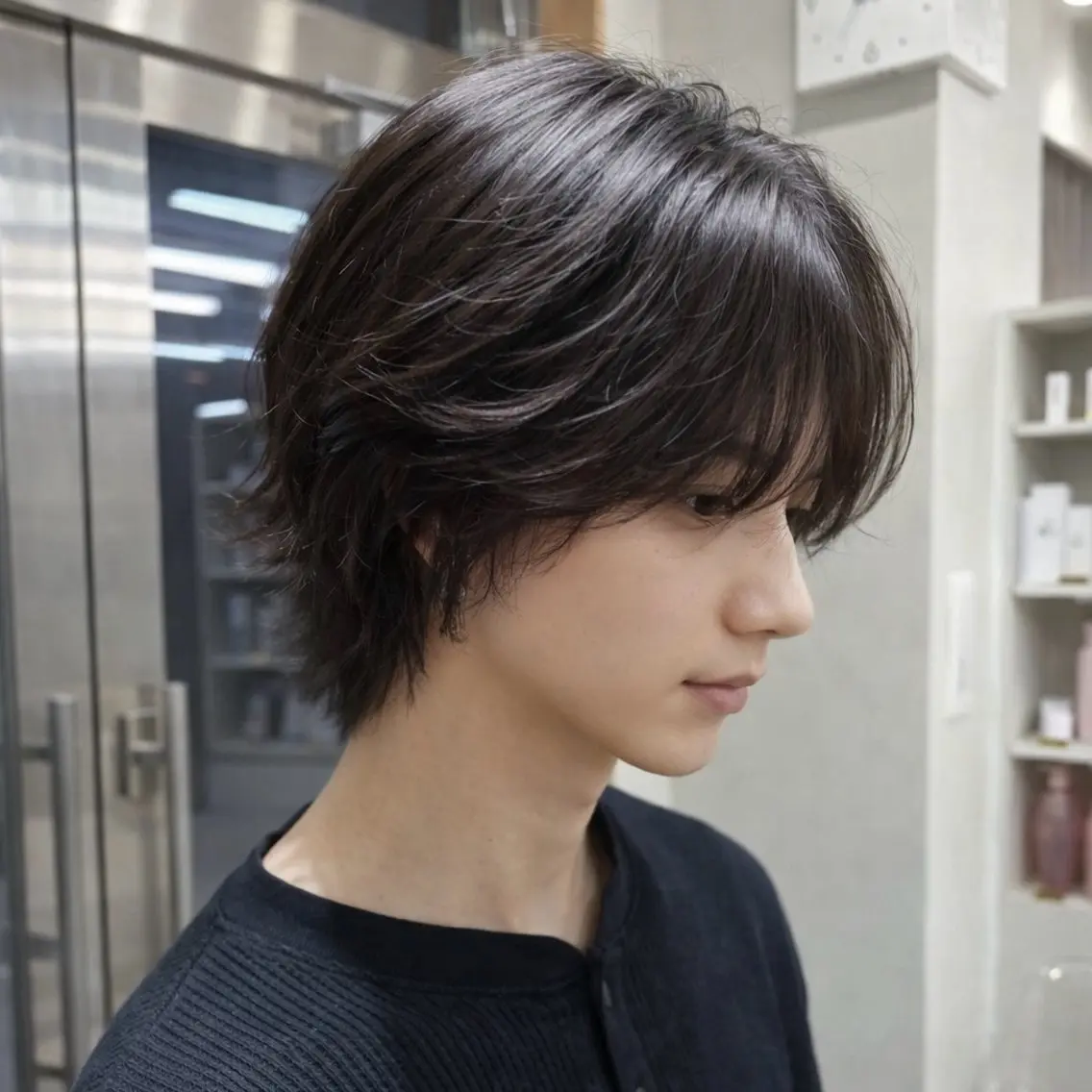 メンズ manami/ ハッシュレイヤーのヘアスタイル