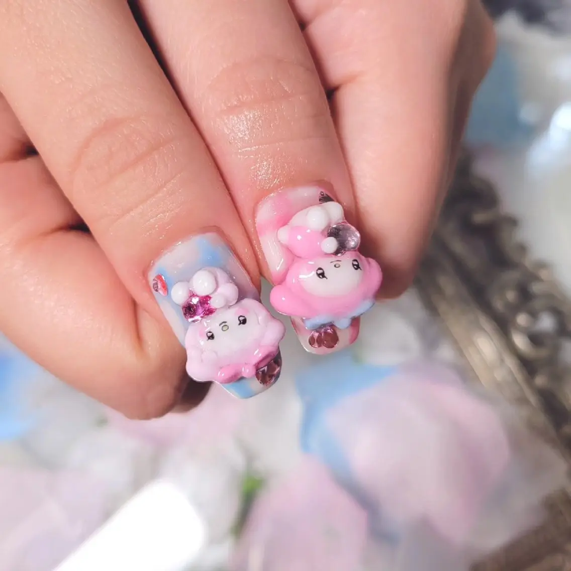ネイル アートネイル ジェルネイル おで@ oderi_nailのネイルデザイン