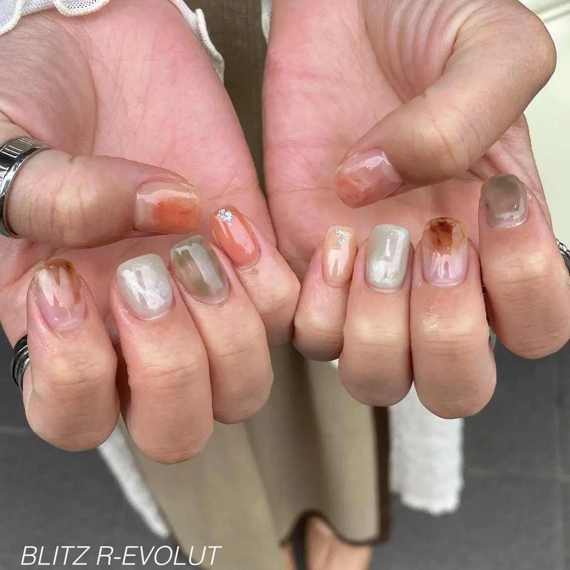 ネイル ☁️BLITZ 🎀笠原雪音🎀のネイルデザイン