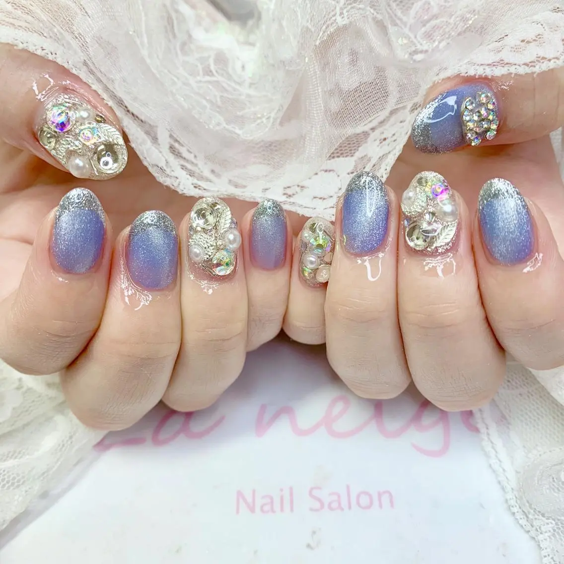 ネイル ハンドネイル La neige* yuki 🐩🌙のネイルデザイン