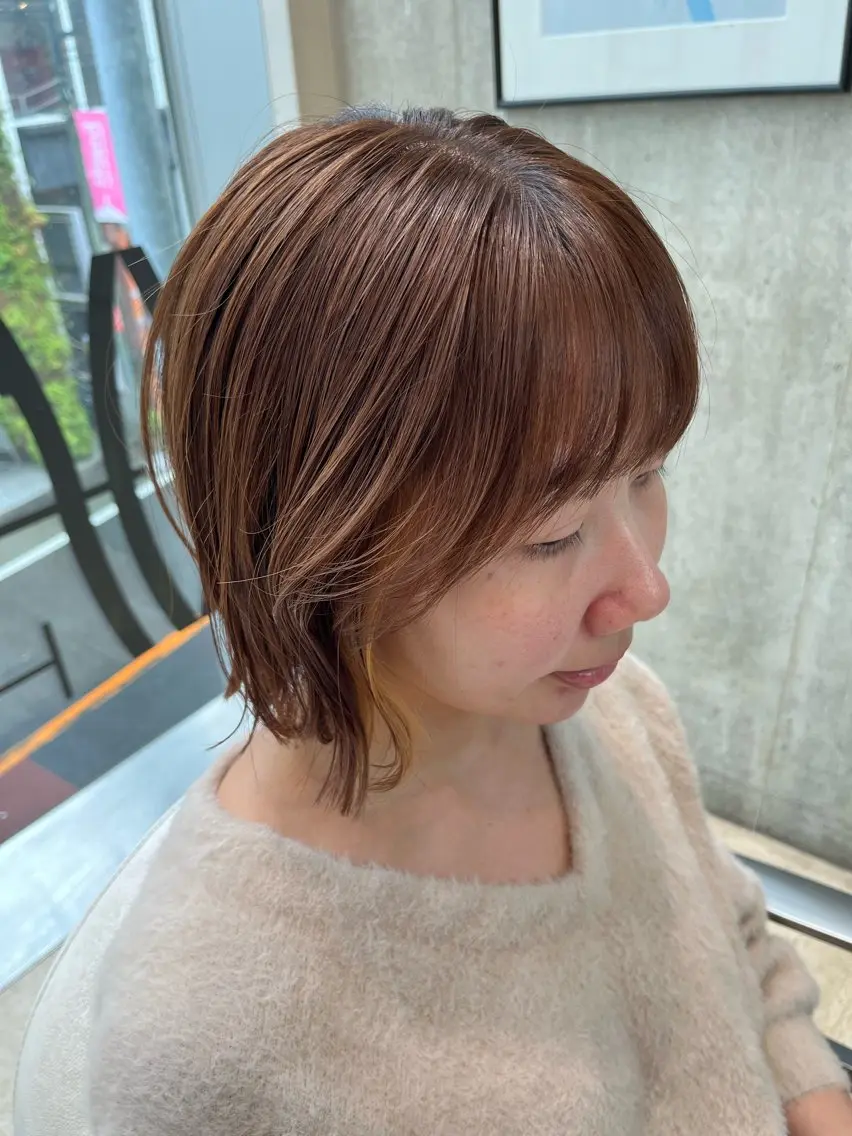 ミディアム カット ヘアカラー 鈴木夏季 お悩み相談/自由が丘のヘアスタイル