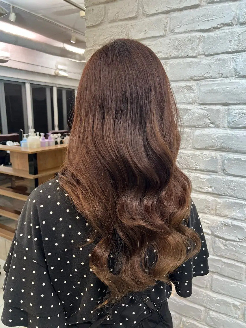 ロング ヘアカラー 髙橋 あまねのヘアスタイル