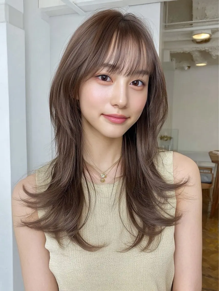 《♡透明感🆙♡》うる艶カラー+オージュア4stepトリートメント⋆✦の写真
