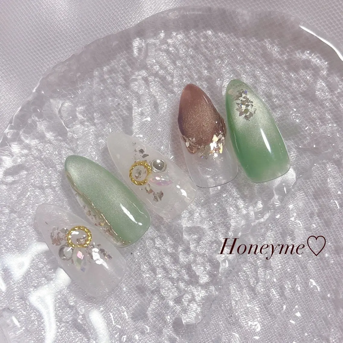 ネイル Honey me ❁⃘*.ﾟのネイルデザイン