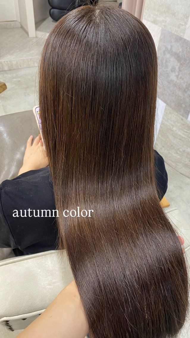 ロング カラー カット ヘアカラー トリートメント 透明感カラー /ボブ momokaのヘアスタイル