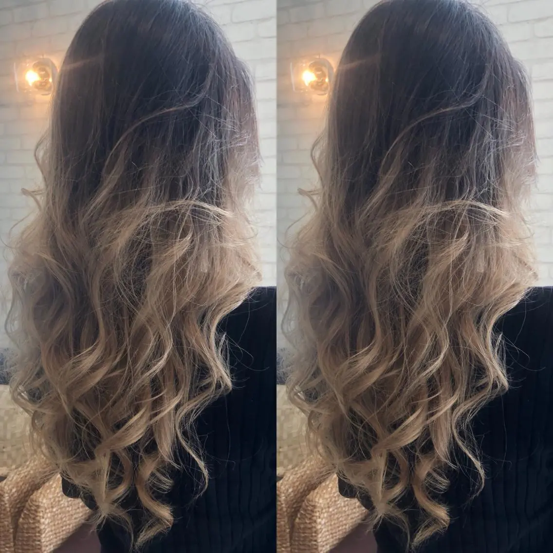 セミロング カラー ダブルカラー グラデーションカラー ハイライトカラー ハイライト 浅川 実行のヘアスタイル