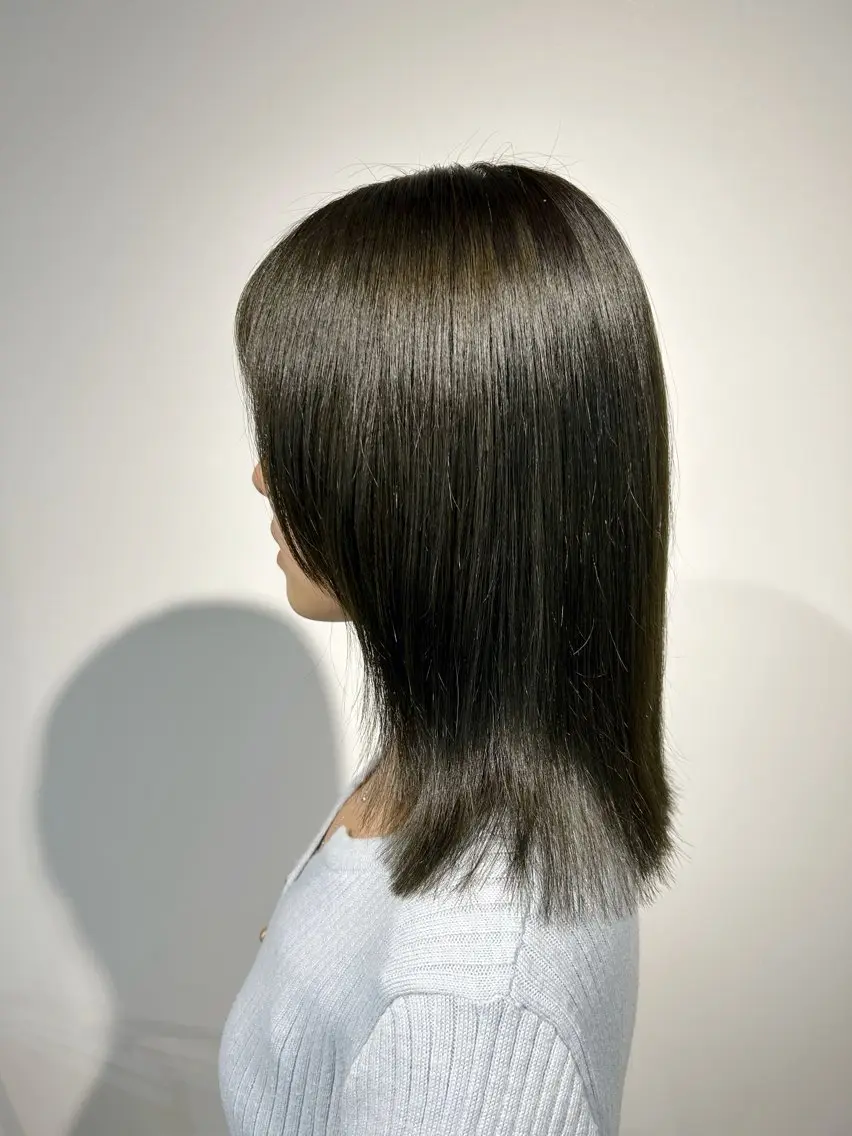 ミディアム ヘアカラー トリートメント カラーアンドケアリタ kitamuuuのヘアスタイル