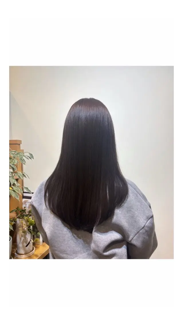 セミロング カラー グレージュ ラベンダーカラー ラベンダーグレージュ ラベンダーグレー 柔らか透明感カラー/ 麗美🎀🐈‍⬛のヘアスタイル