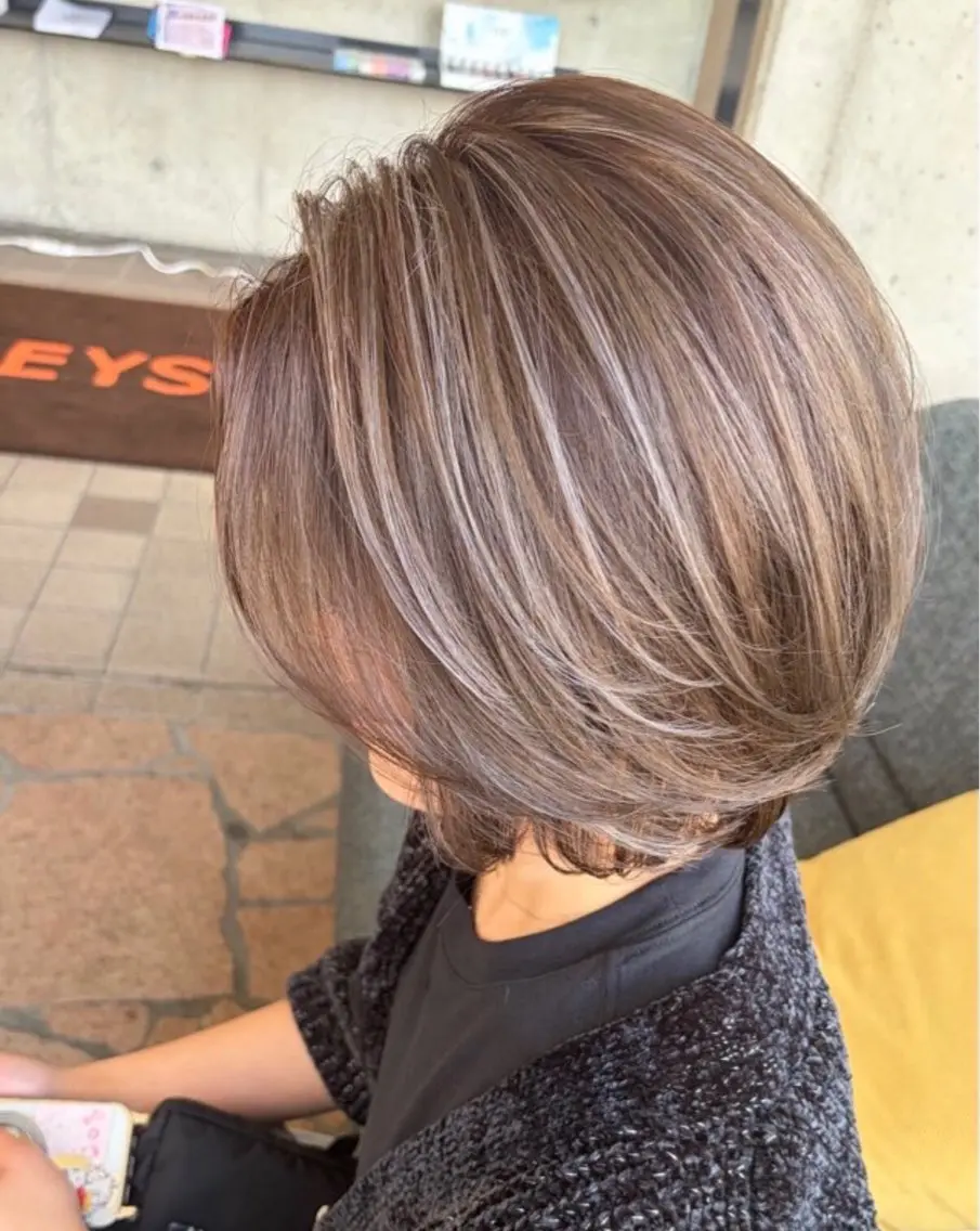 ショート カラー LAPIS 東口店のヘアスタイル