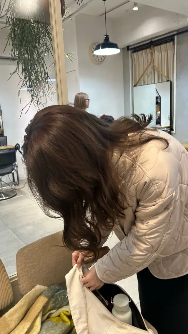 ミディアム カラー ヘアカラー ❕マンツーマン施術❕ 🍊Moemiのヘアスタイル