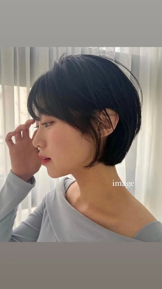 ショート ショートボブ ボブ 韓国風ヘア ショートヘア ♡レイヤーボブ パーマ/うらら♡のヘアスタイル