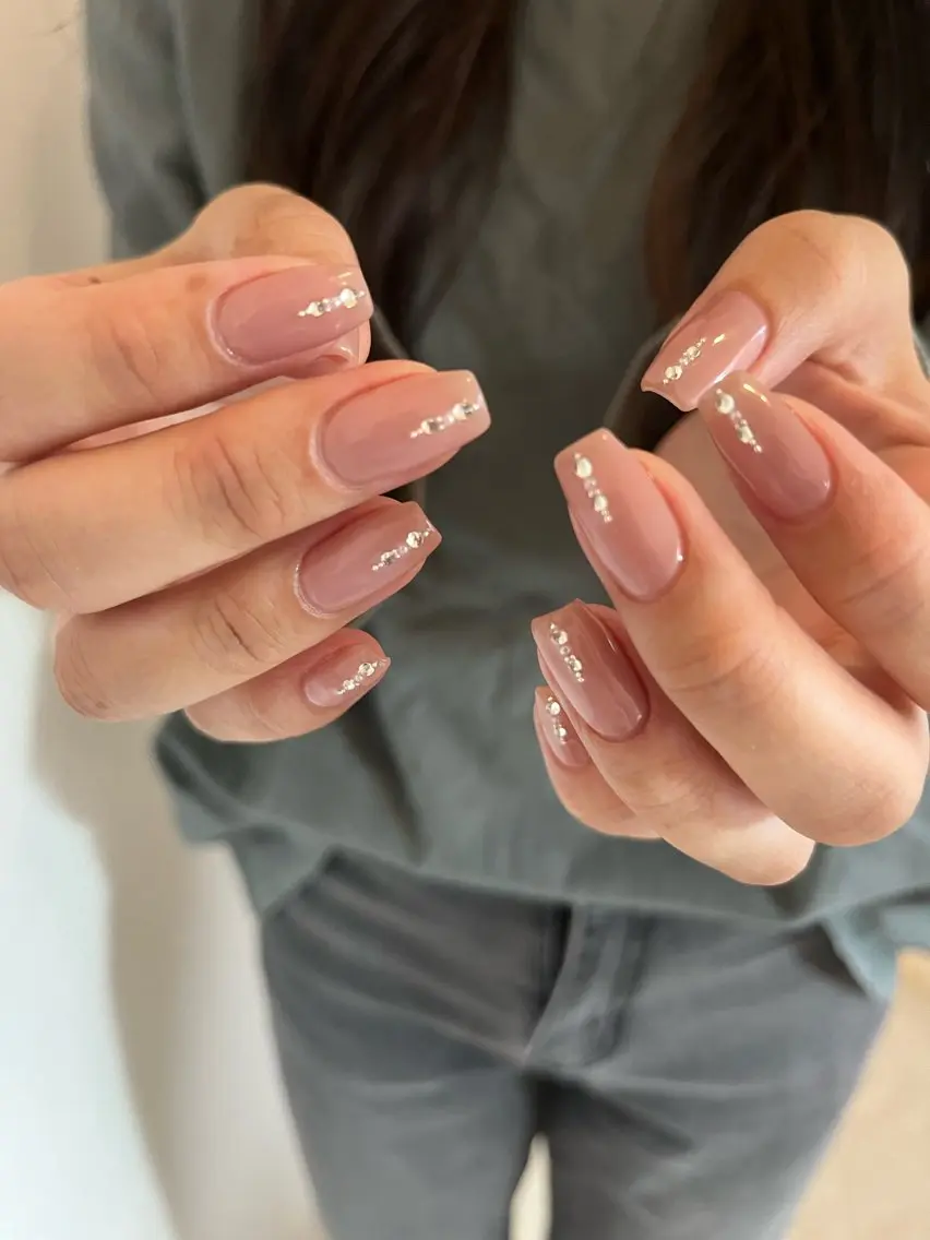 ネイル オフィスネイル ワンカラーネイル シンプルネイル luster shihoのネイルデザイン